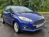Used Ford Fiesta Zetec 125 HP (91 kW) 2013 Blue Hatchback
