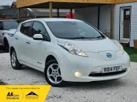 Used Nissan Leaf Acenta 80 kW (109 HP) 2014 White Hatchback