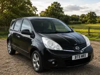 Used Nissan Note N-TEC 110 HP (80 kW) 2011 Black Hatchback