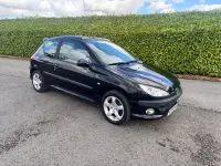 Used Peugeot 206 GTi 138 HP (101 kW) 2000 Black Hatchback