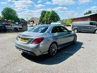 Used Mercedes C220 AMG Line Premium Plus 170 HP (125 kW) 2016 Silver Sedan