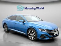 Used VW Arteon R-line 150 HP (110 kW) 2022 Blue Hatchback