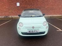 Used Fiat 500 Pop 69 HP (50 kW) 2015 Green Cabriolet