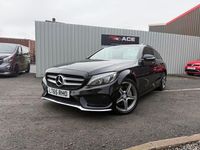Used Mercedes C300 AMG Line Premium Plus 2015 Black Estate