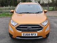 Used Ford Ecosport Titanium 125 HP (91 kW) 2019 Yellow SUV