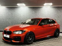 Used BMW M140 M Sport 471 HP (346 kW) 2016 Orange Hatchback