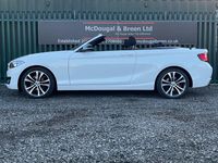 Used BMW 218 Sport Line 2017 White Cabriolet