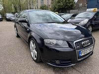 Used Audi A3 S-Line 2007 Black Hatchback