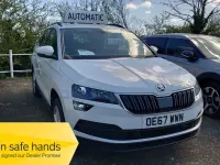 Używany Skoda Karoq SE Technology 150 KM (110 kW) 2018 Biały SUV