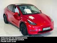 Used Tesla Model Y Long Range AWD 378 kW (514 HP) 2023 Red SUV