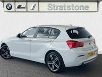 Used BMW 118 Sport Line 134 HP (98 kW) 2019 White Hatchback