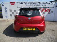 Used MG MG3 106 HP (77 kW) 2017 Red Hatchback