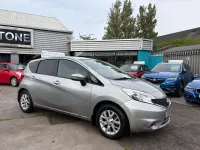 Used Nissan Note Acenta Premium 78 HP (57 kW) 2016 Silver Hatchback