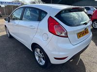 Used Ford Fiesta Zetec 2015 White Hatchback