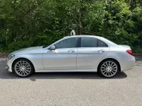 Begagnad Mercedes C250 AMG line 204 HK (150 kW) 2015 Silver Sedan