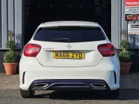 Used Mercedes A200 AMG Line Premium 136 HP (100 kW) 2016 White Hatchback