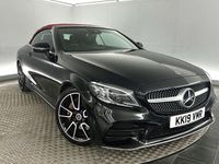Used Mercedes C300 AMG Line Premium 258 HP (189 kW) 2019 Black Cabriolet