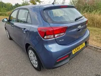 Used Kia Rio 83 HP (61 kW) 2018 Blue Hatchback
