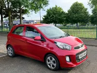 Used Kia Picanto 65 HP (47 kW) 2015 Red Hatchback