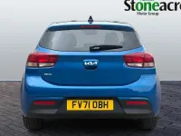Used Kia Rio 120 HP (88 kW) 2022 Blue Hatchback