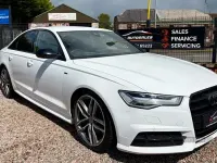 Used Audi A6 Black Edition 190 HP (139 kW) 2017 White Sedan