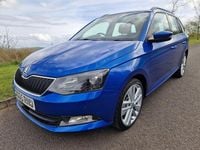 Used Skoda Fabia SE L 110 HP (80 kW) 2015 Blue Estate