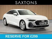 Used Audi A5 S-Line 2025 Glacier white metallic/glacier white metallic Hatchback
