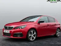Used Peugeot 308 GT-line 131 HP (96 kW) 2020 Red Hatchback