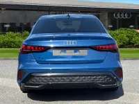 New Audi A3 S-Line 2026 Blue Sedan