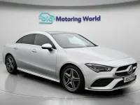 Used Mercedes CLA200 AMG line 163 HP (119 kW) 2021 Silver Coupe