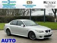 Used BMW 520 M Sport 177 HP (130 kW) 2008 Silver Sedan