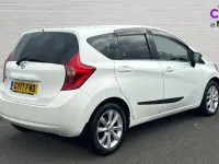 Used Nissan Note S 98 HP (72 kW) 2017 White Hatchback
