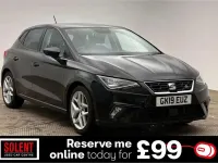 Used Seat Ibiza FR 115 HP (84 kW) 2019 Black Hatchback