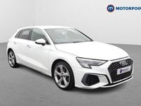 Used Audi A3 e-tron S-Line 2021 White Hatchback