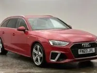 Used Audi A4 S-Line 204 HP (150 kW) 2023 Red Estate