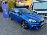 Usado BMW 218 M Sport 136 HP (100 kW) 2017 Azul Monovolume