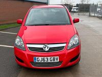 Used Vauxhall Zafira 2013 Red MPV