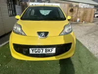 Used Peugeot 107 68 HP (50 kW) 2007 Yellow Hatchback