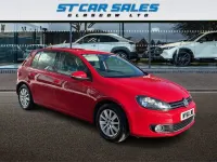 Used VW Golf VI 105 HP (77 kW) 2011 Red Hatchback