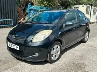 Used Toyota Yaris 85 HP (62 kW) 2007 Black Hatchback