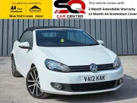 Begagnad VW Golf Cabriolet GT 140 HK (102 kW) 2012 Vit Cab