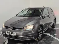 Used VW Golf VII SE 125 HP (91 kW) 2018 Grey Hatchback