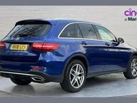 Used Mercedes GLC250 AMG line 200 HP (147 kW) 2018 Blue SUV