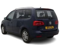 Used VW Touran SE 105 HP (77 kW) 2015 Blue MPV