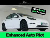 Used Tesla Model 3 Long Range AWD 366 kW (498 HP) 2021 White Sedan