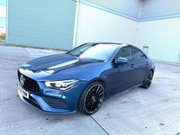 Used Mercedes CLA200 AMG Line Premium 163 HP (119 kW) 2020 Blue Coupe