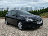 Used VW Golf VI Match 105 HP (77 kW) 2010 Black Hatchback