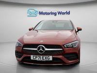 Used Mercedes CLA200 AMG line 163 HP (119 kW) 2021 Red Coupe