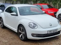 Used VW Beetle Design 105 HP (77 kW) 2014 White Hatchback