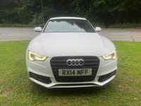 Begagnad Audi A5 Black Edition 2014 Vit Sportkupé